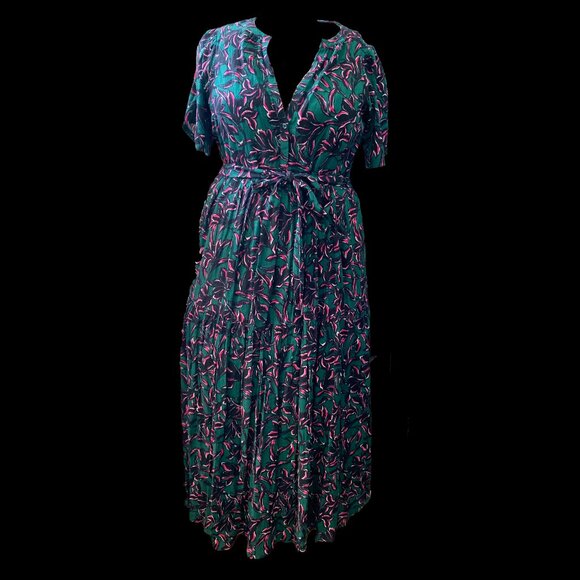 Eshakti Rayon Maxi Dress - Picture 2 of 10